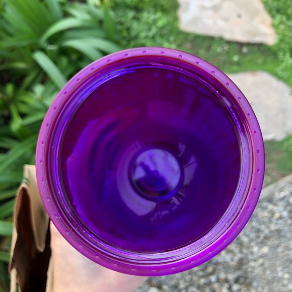 STARBUCKS fall 2021 purple dome tumbler + Topper - Picture 2 of 9